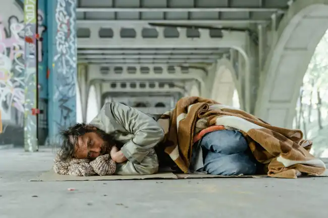 Homeless Sleeping