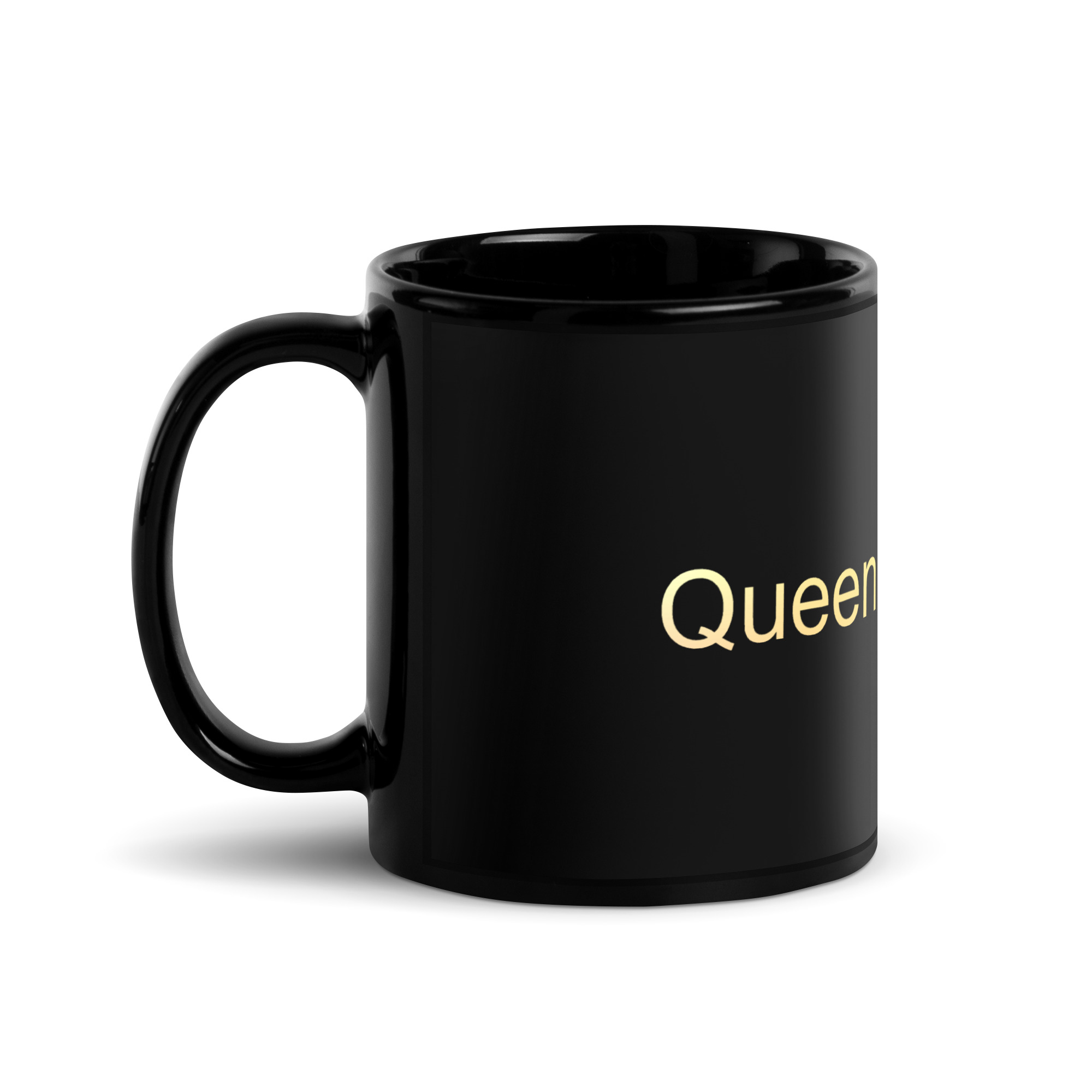 Black Glossy Mug - Queen Of Karma - Image 2