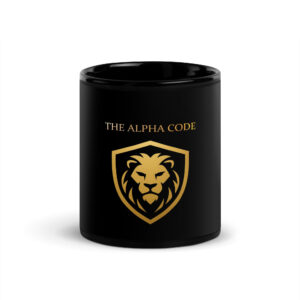 Black Glossy Mug - The Alpha Code
