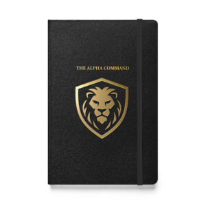 Hardcover bound notebook - The Alpha Command