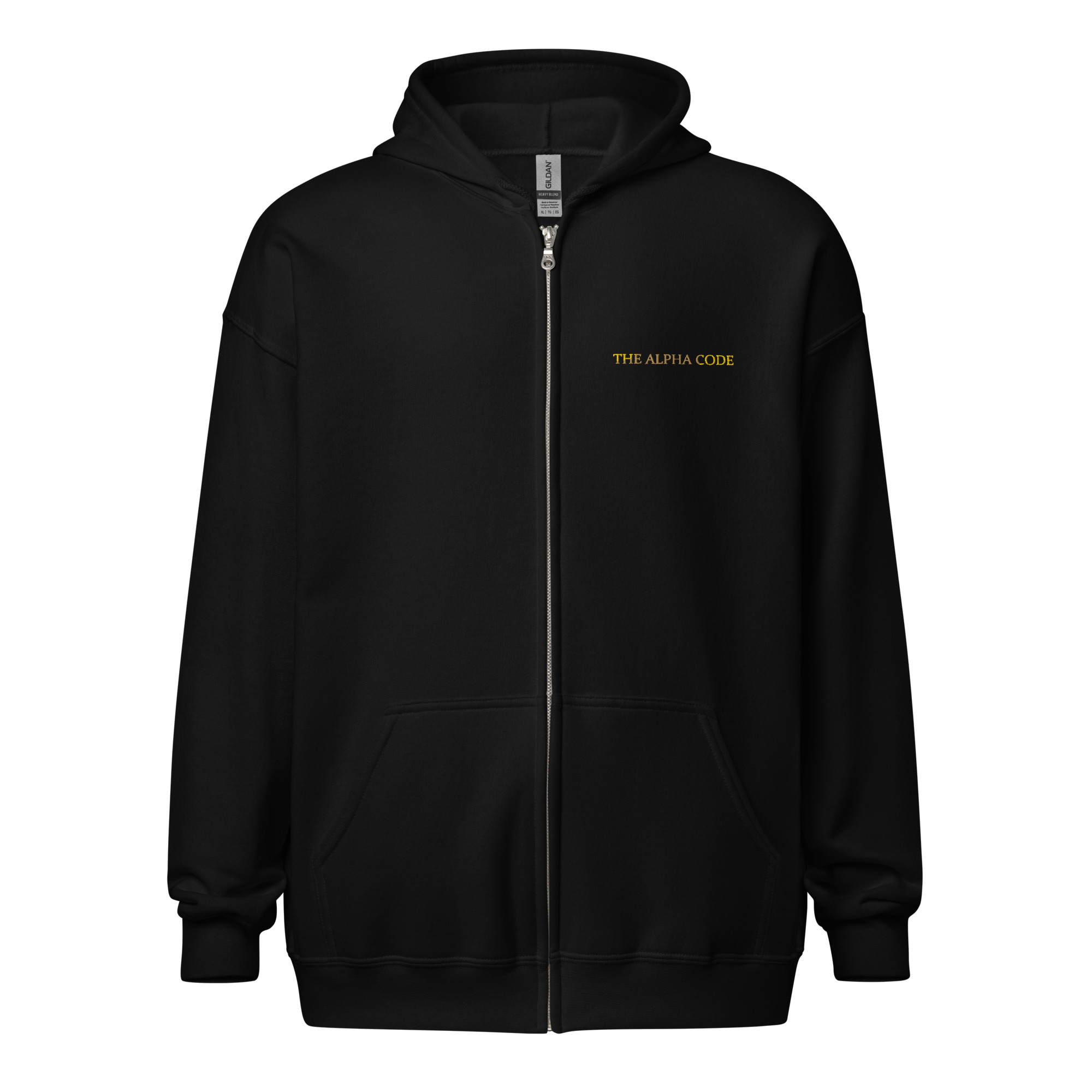 Unisex heavy blend zip hoodie - The Alpha Code - Image 4