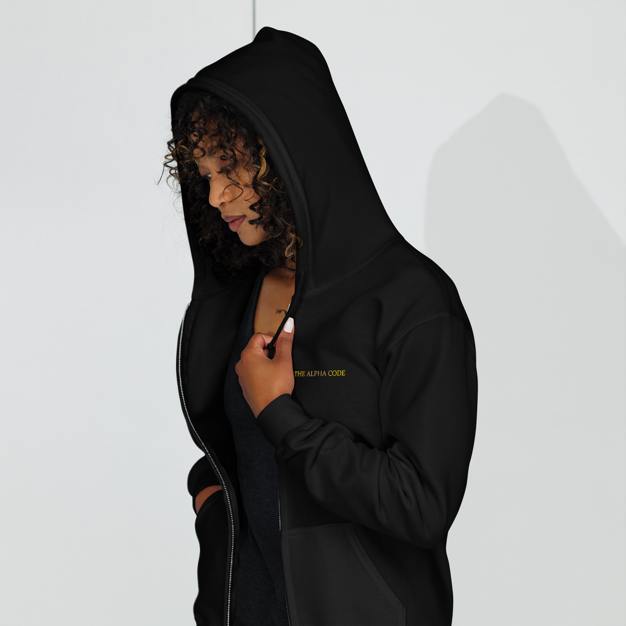 Unisex heavy blend zip hoodie - The Alpha Code - Image 6